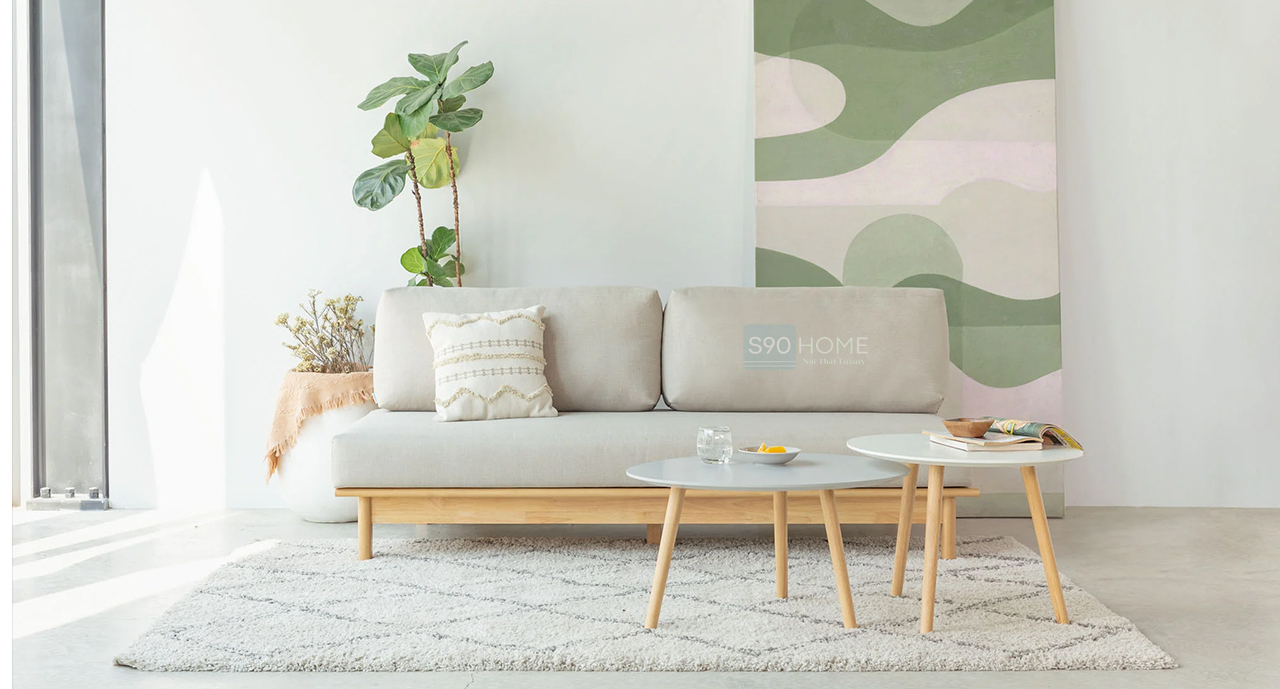 Ghế Sofa Gỗ Cao Su Tự Nhiên S90-SF001 10 GHẾ SOFA GỖ CAO SU TỰ NHIÊN S90HOME S90SF-001