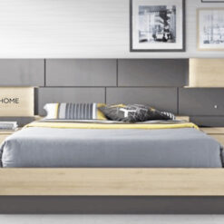 Mẫu giường gỗ công nghiệp đẹp S90-GN010