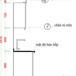 Kich thuoc tieu chuan san pham tu bep go cong nghiep