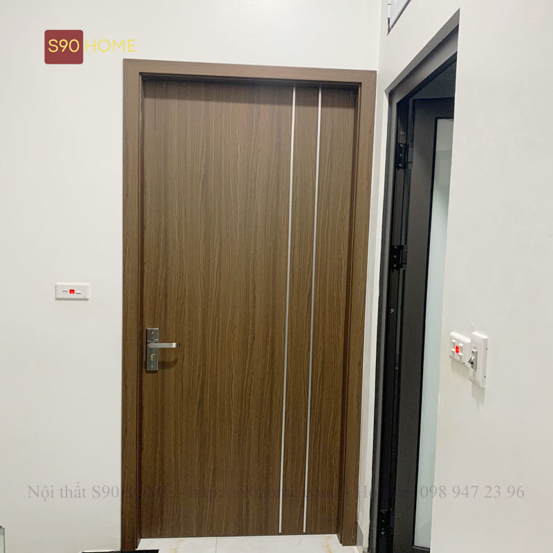 Cửa công nghiệp gỗ MDF Melamine soi chỉ Cửa công nghiệp gỗ MDF Melamine soi chỉ