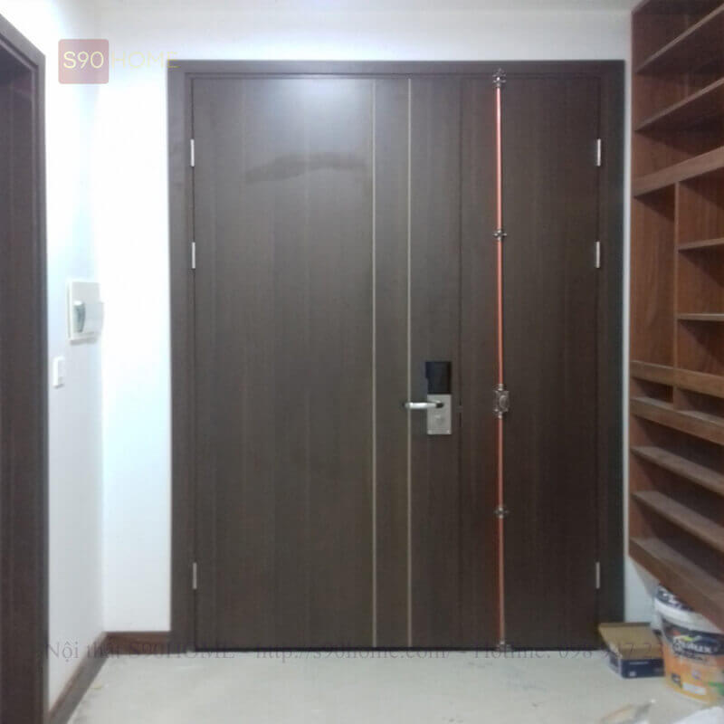 Cửa đi chính 2 cánh lệch