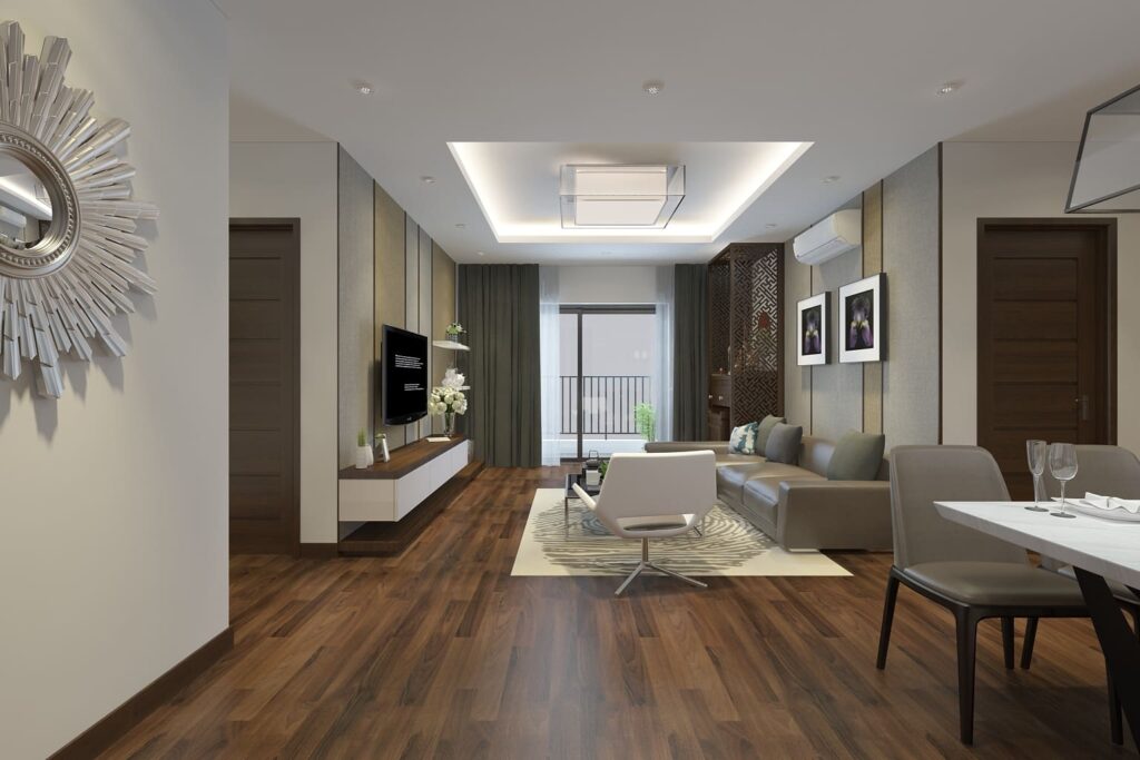 Thế kế nội thất chung cư phòng khách