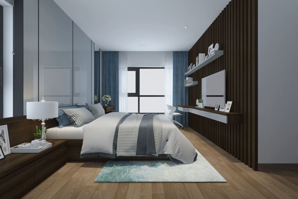 Vách ốp tường tạo điểm nhấn cho căn phòng Vách ốp tường tạo điểm nhấn cho căn phòng