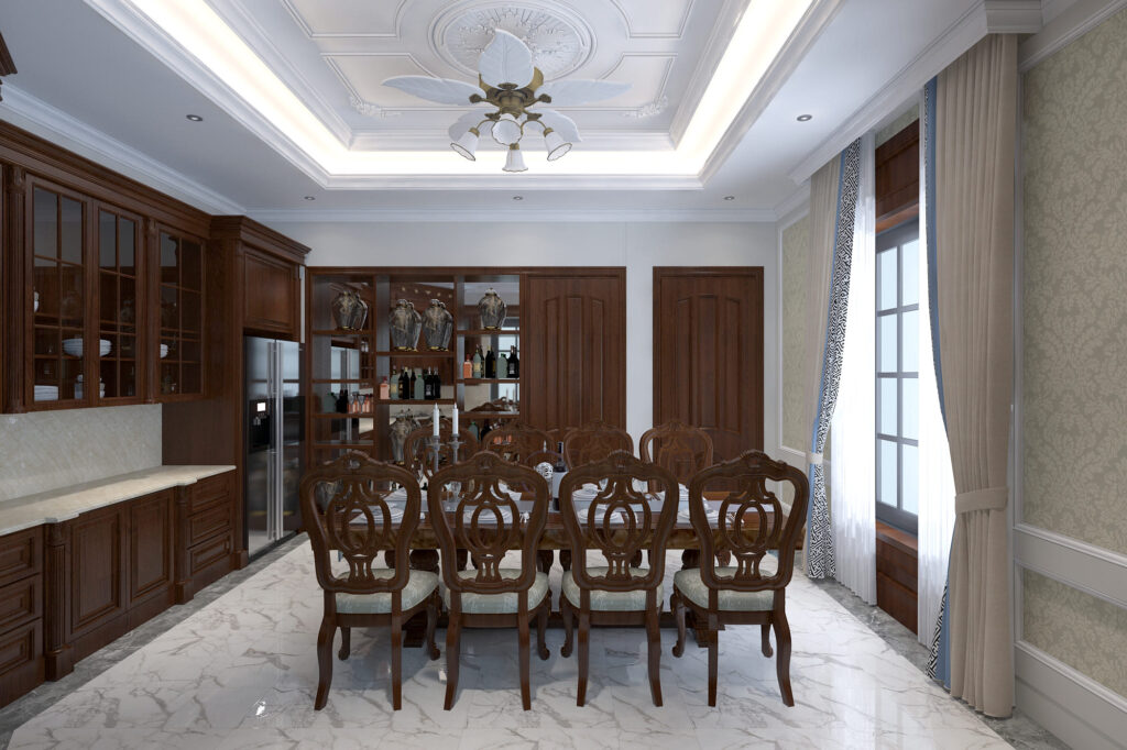 Nội thất không gian nhà bếp