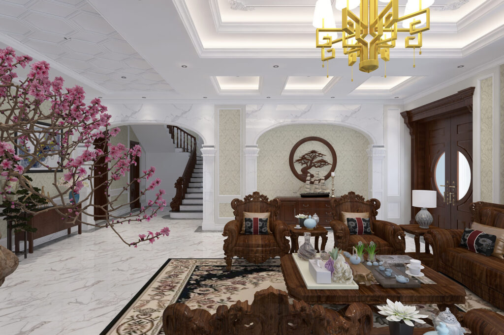 Thiết kế nội thất nhà phố tại hải dương