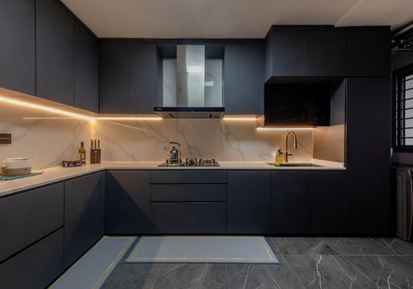 Tủ bếp Gỗ công nghiệp HDF