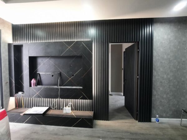 Với chất liệu đồng chất liệu vách