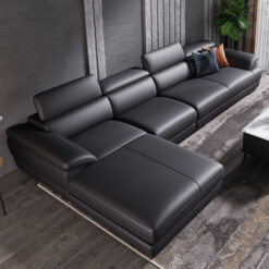 Bộ Sofa góc chữ L bọc da cao cấp S90-SF006
