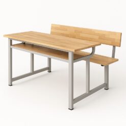Bàn ghế cho lớp học gỗ cao su S90-BTH09