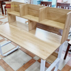 Bàn học sinh chân sắt có giá sách S90-BHS001