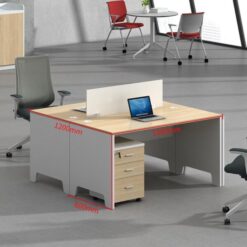 Bàn làm việc đôi chữ i S90-BNV015 4 Ban lam viec doi chu i S90