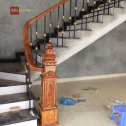 Mẫu cầu thang sắt đẹp hiện đại 7 Ca thang S90 009