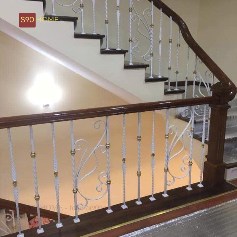 Giá cầu thang sắt hộp Giá cầu thang sắt hộp