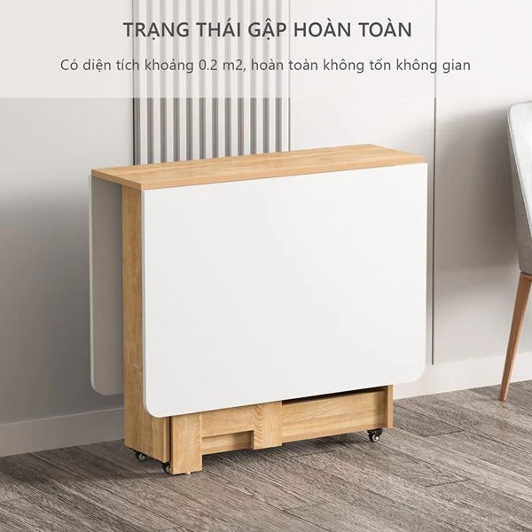 Bàn Ăn Thông Minh Có Bánh Xe Hiện Đại S90-BA006 Bàn Ăn Thông Minh Có Bánh Xe Hiện Đại S90-BA006