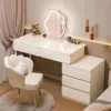 Bàn Trang Điểm Chân Sắt Full Trắng Đa Năng S90HOME 1 Ban Trang Diem Chan Sat S90HOME 1
