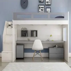 Giường Tầng Kết Hợp Bàn Làm Việc S90-GT11