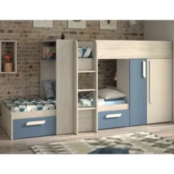 Giường Tầng Kết Hợp Tủ Quần Áo Đa Năng S90-GTTE09 3 Giuong Tang Ket Hop Tu Quan Ao Da Nang S90 GTTE09 1