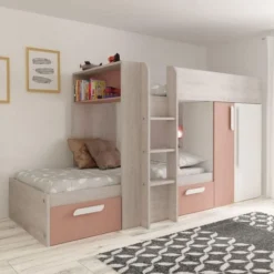 Giường Tầng Kết Hợp Tủ Quần Áo Đa Năng S90-GTTE09 4 Giuong Tang Ket Hop Tu Quan Ao Da Nang S90 GTTE09