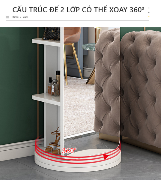 Gương soi toàn thân decor kệ quần áo S90HOME 3 Guong soi toan than decor ke quan ao S90HOME 3