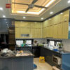 tủ bếp inox cánh kính đẹp