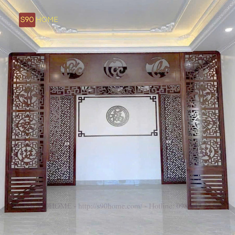 Mẫu Vách Ngăn Bàn Thờ Đẹp – Sang Trọng