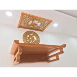 Bàn Thờ Treo Tường – Giải Pháp Tiết Kiệm Không Gian Tôn Nghiêm Cho Phòng Thờ