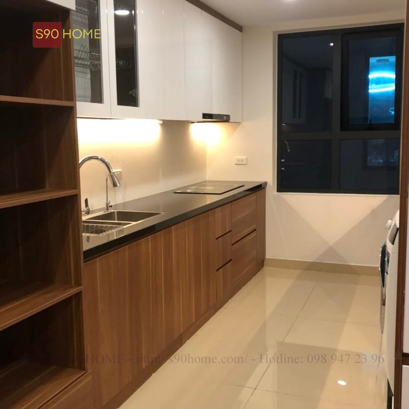Giúp không gian bếp trở nên rộng rãi, thông thoáng