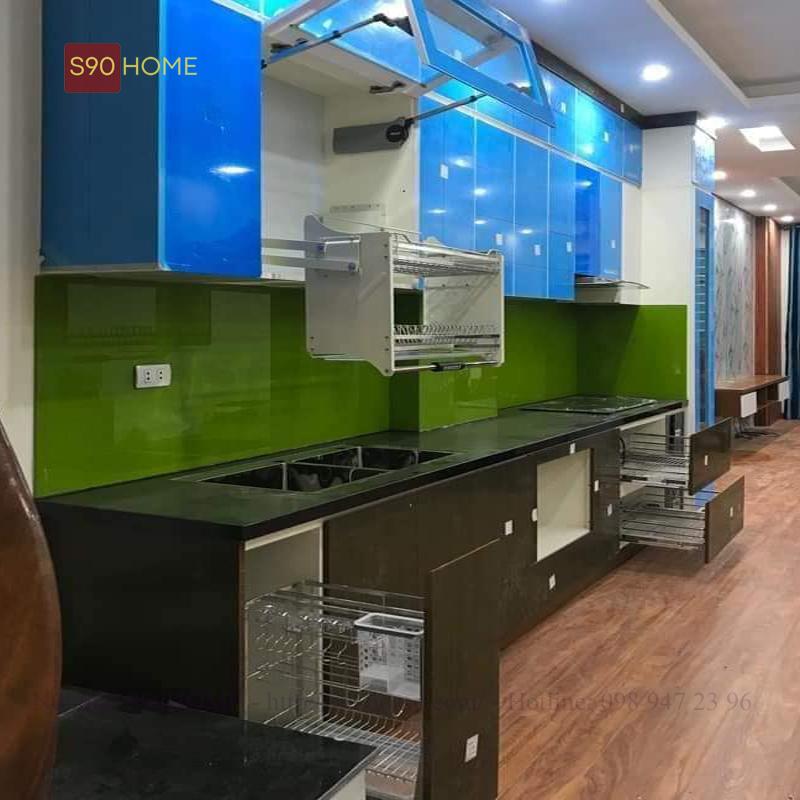 Tủ bếp chữ I tối giản