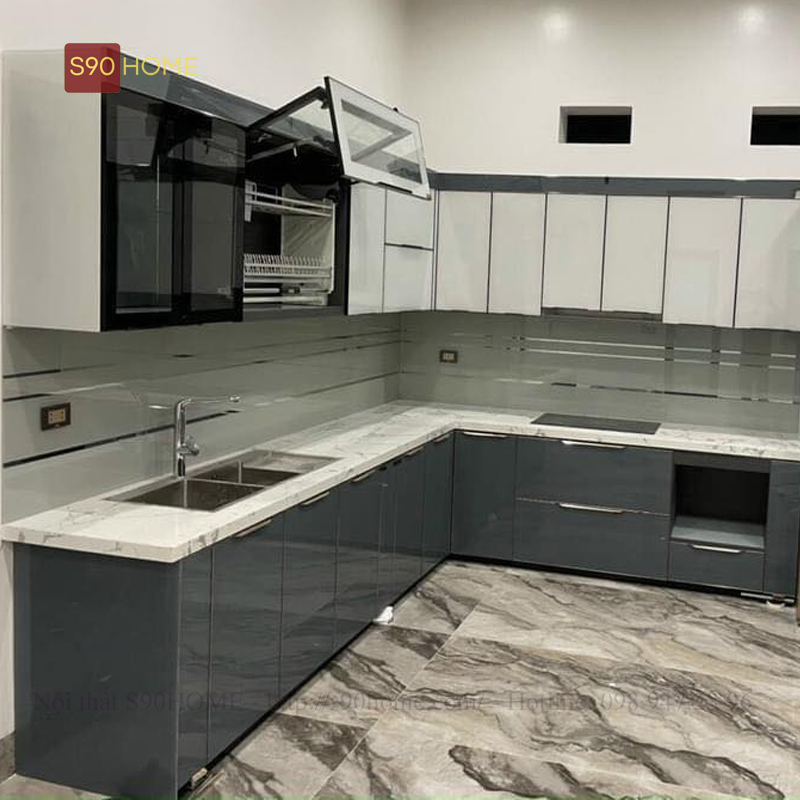 Quy trình thi công tủ bếp inox tủ bếp inox tại hà hội