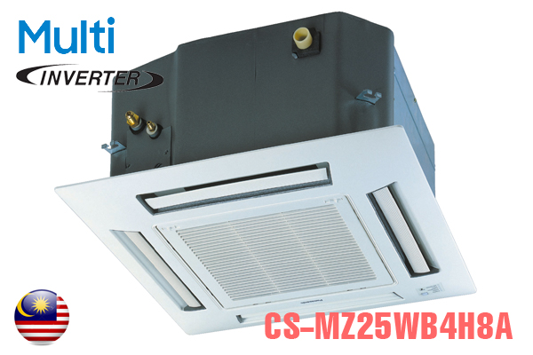 Model Dàn Lạnh Cassette: CS-MZ25WB4H8A. Điều hòa multi Panasonic âm trần 2 chiều 9000BTU