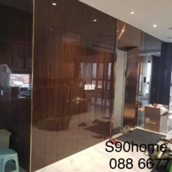 Cửa Giấu Khung Âm Vách Phủ Acrylic – Giải Pháp Cửa Nội Thất Hiện Đại | S90HOME